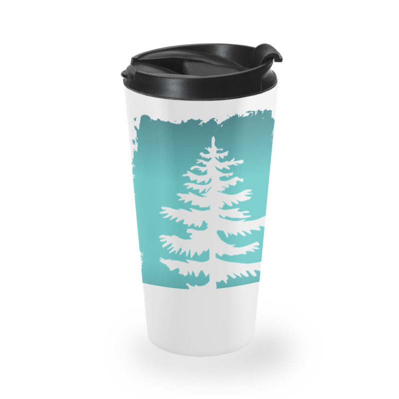 Legendary Conifer Tree Silhouette Drawing Travel Mug | Artistshot