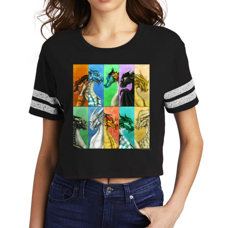 Wings Of Fire  Dragonets Scorecard Crop Tee by MARQUISHAWKINS | Artistshot