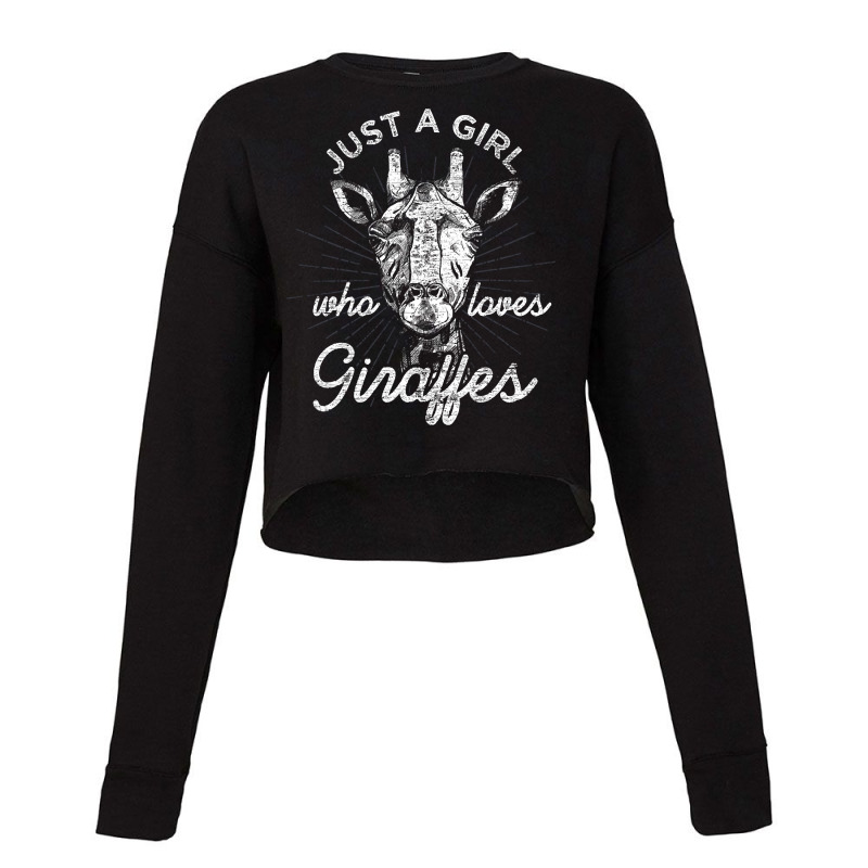 Love Giraffe Animal Cropped Sweater by Jankonen637 | Artistshot