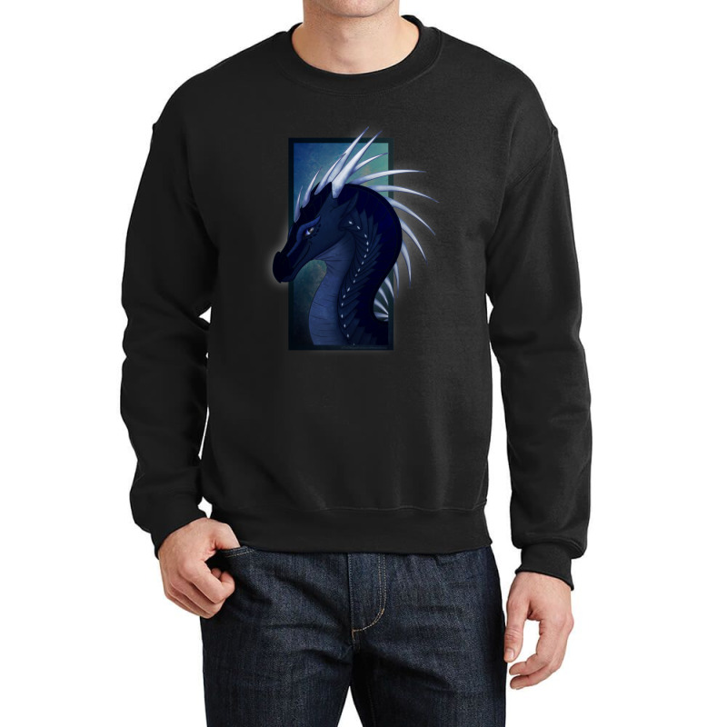 Wings Of Fire  Whiteout Headshot Crewneck Sweatshirt by MARQUISHAWKINS | Artistshot