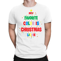 My Favorite Color Is Christmas Lights Family Christmas Tree T Shirt T-shirt | Artistshot