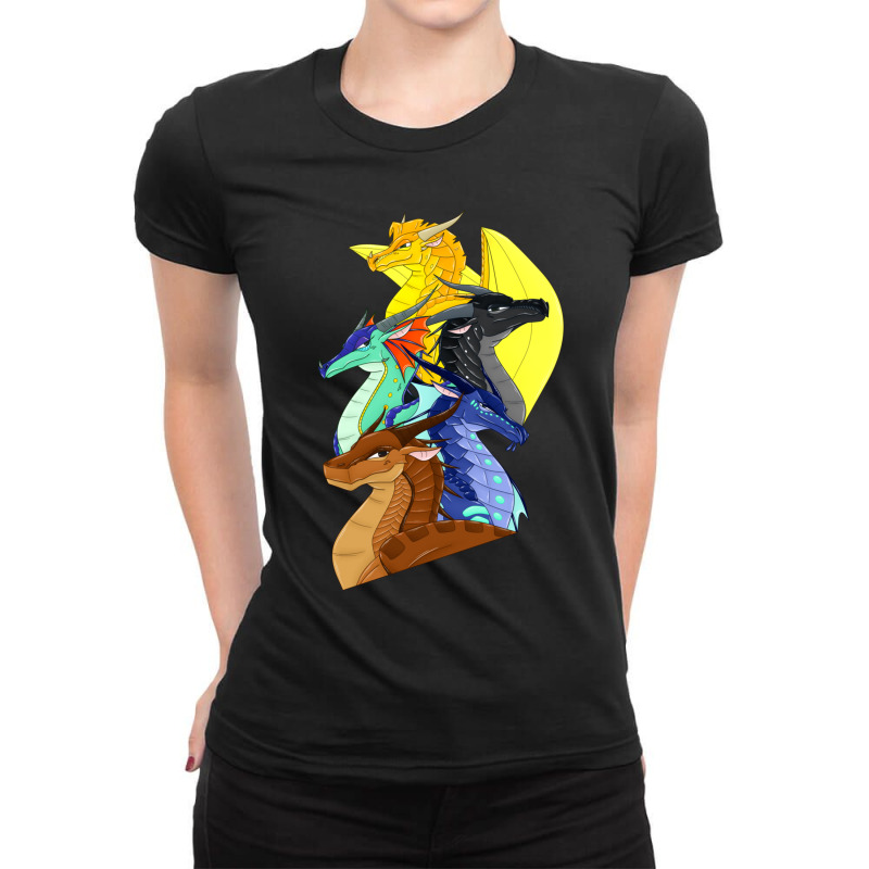 Dragonets Of Destiny Ladies Fitted T-Shirt by MARQUISHAWKINS | Artistshot