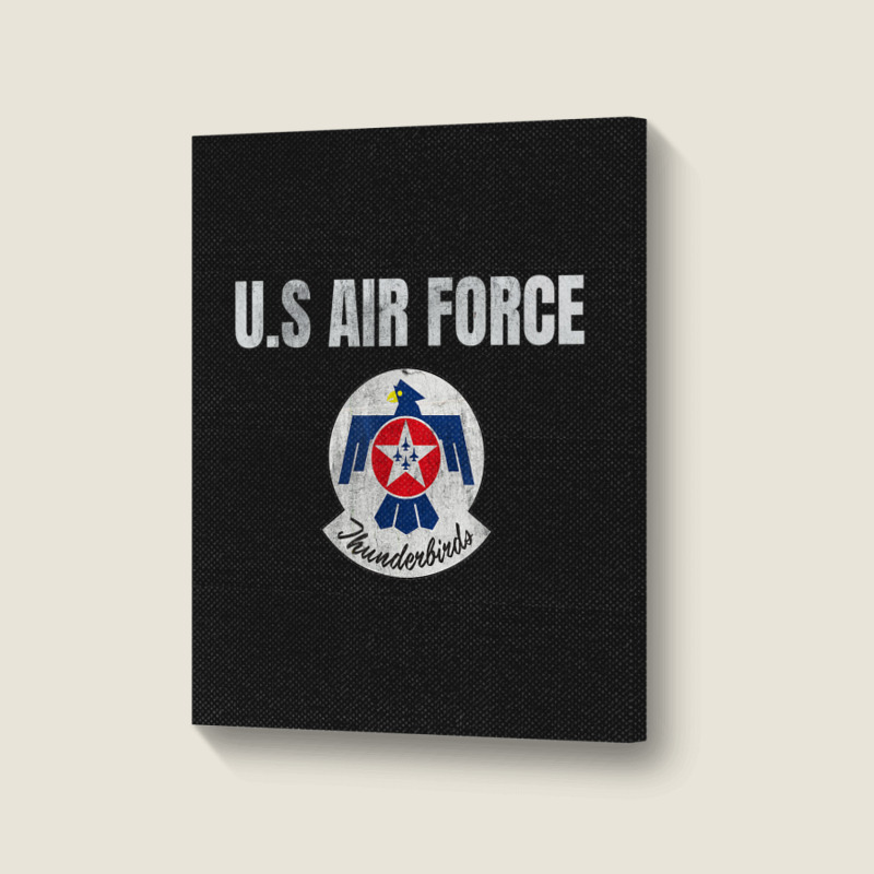 Usaf Thunderbirds T-shirts-u S Air Force Gifts Portrait Canvas Print | Artistshot