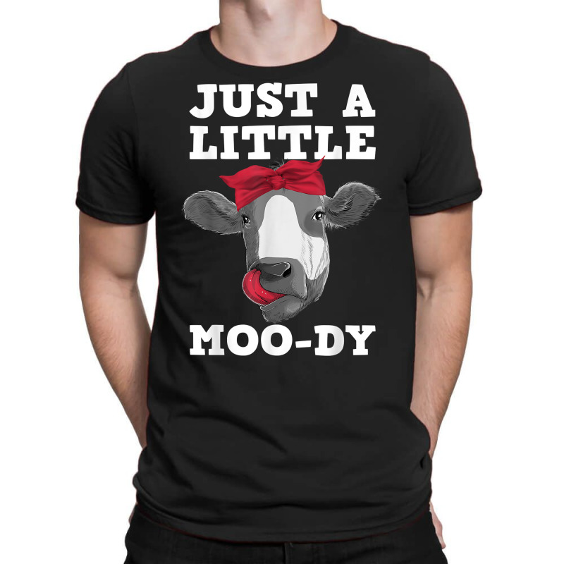 Cute Cow Design For Men Women Dairy Cow Lover Cattle Farming T Shirt T-shirt | Artistshot