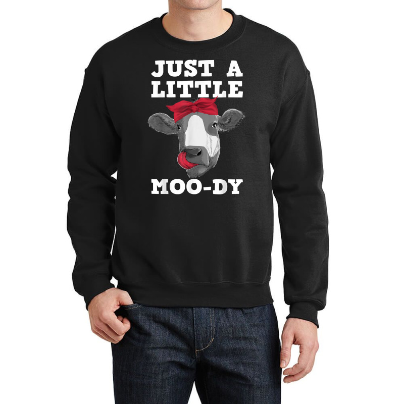 Cute Cow Design For Men Women Dairy Cow Lover Cattle Farming T Shirt Crewneck Sweatshirt | Artistshot