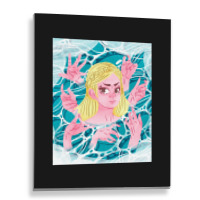 Lady In The Water Metal Print Vertical | Artistshot