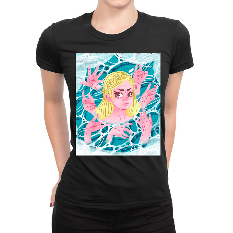 Lady In The Water Ladies Fitted T-Shirt by Jerhogen528 | Artistshot