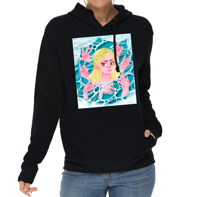 Lady In The Water Lightweight Hoodie | Artistshot