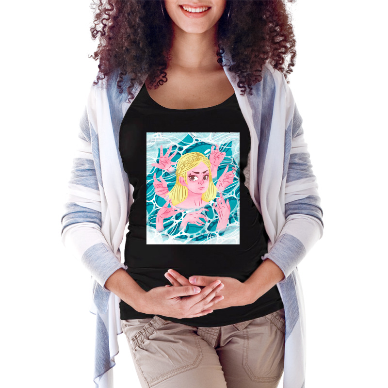 Lady In The Water Maternity Scoop Neck T-shirt by Jerhogen528 | Artistshot