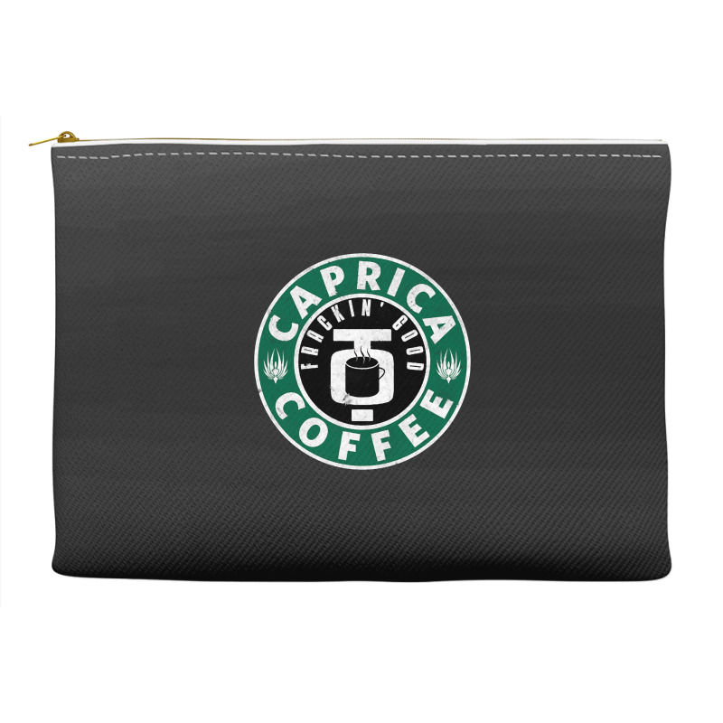 Caprica Coffee (green) Accessory Pouches | Artistshot