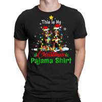 This Is My Christmas Pajama Bernese Mountain Dog Couple T Shirt T-shirt | Artistshot