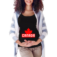 Canada Design Maternity Scoop Neck T-shirt | Artistshot