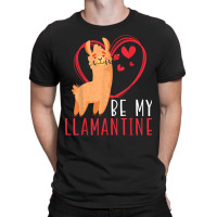 Valentines Day Hearts Day Cupid Love Llama Lover T Shirt T-shirt | Artistshot