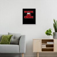 No Pain No Ice Cream Fitness Funny Gym Saying Cardio Workout T Shirt Metal Print Vertical | Artistshot