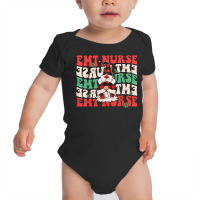 Groovy Emergency Medical Technician Christmas Gnome Nursing T Shirt Baby Bodysuit | Artistshot