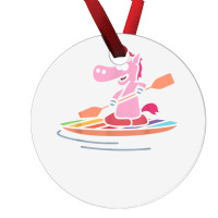 Magical Unicorn Rowing Kayak Canoeing Kayaking Paddling T Shirt Ornament | Artistshot