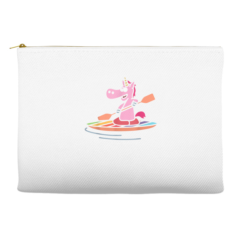 Magical Unicorn Rowing Kayak Canoeing Kayaking Paddling T Shirt Accessory Pouches | Artistshot