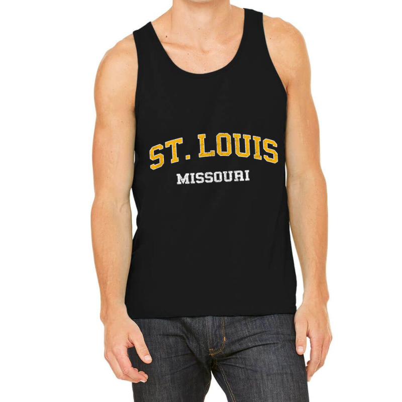 Vintage St. Louis Missouri Mo Distressed Sports Graphic T Shirt Tank Top | Artistshot