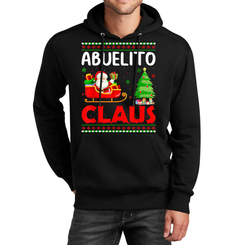 Xmas Tree Santa Christmas Costume Matching Abuelito Claus T Shirt Unisex Hoodie | Artistshot