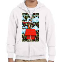 Hobbes Youth Zipper Hoodie | Artistshot