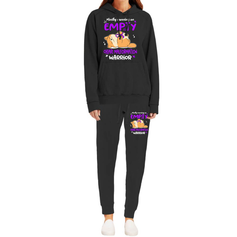 Mostly Running On Empty Chiari Malformation Warrior Hoodie & Jogger Set | Artistshot