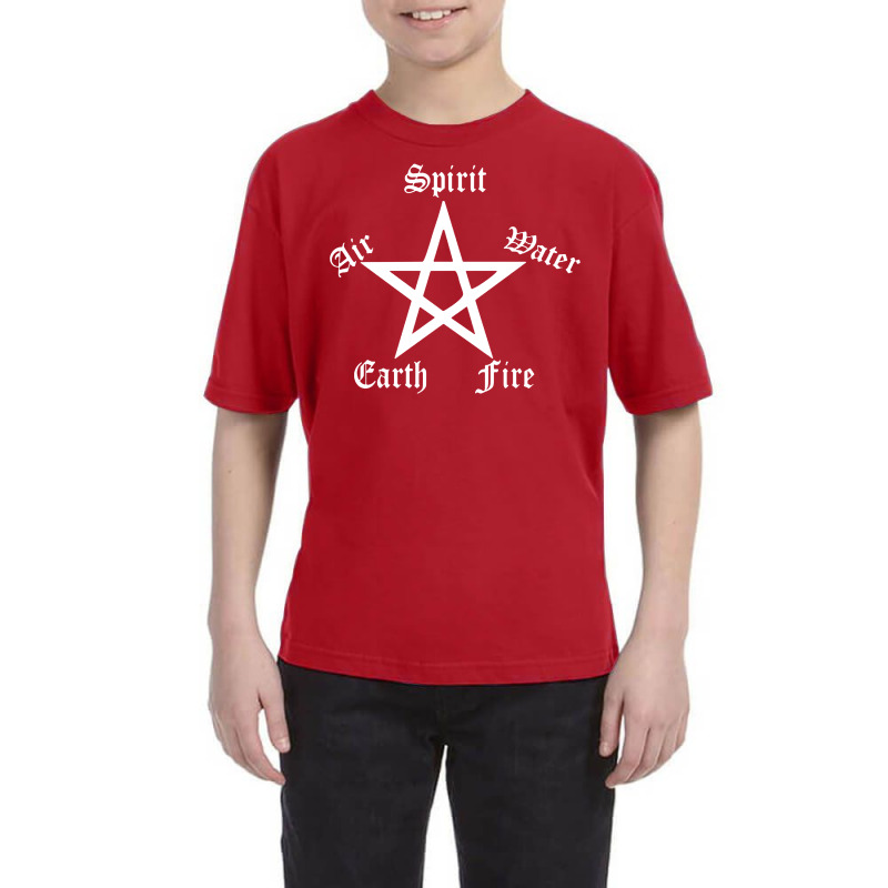 Elements Pentagram Womens Funny Pagan Witchcraft Ladies Satan Youth Tee by atereabag | Artistshot