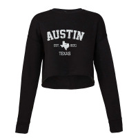 Vintage Austin Texas Est. 1839 Gift Cropped Sweater | Artistshot