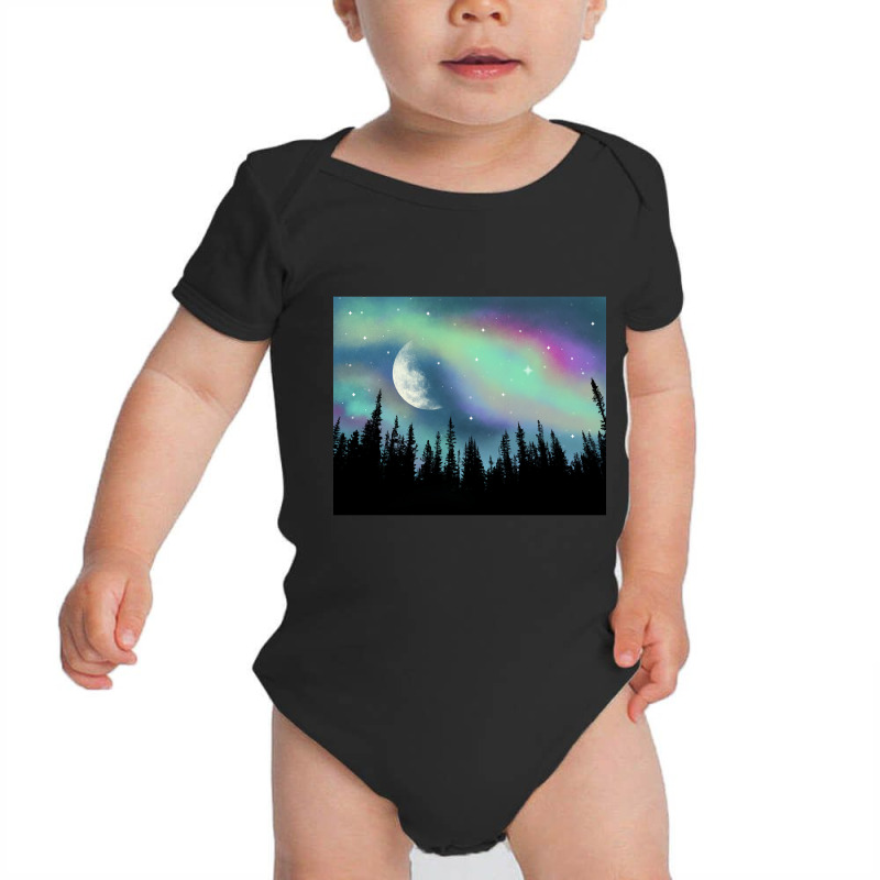 Moonrise (2) Baby Bodysuit by declangreenwood | Artistshot