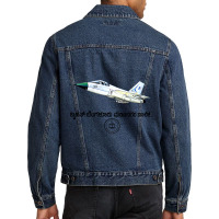 Tejas Takes Off  Indian Jet Fighter Men Denim Jacket | Artistshot