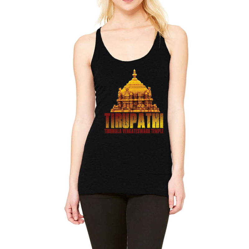 Tirupathi Tirumala Temple Racerback Tank by QUANVY | Artistshot