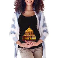 Tirupathi Tirumala Temple Maternity Scoop Neck T-shirt | Artistshot