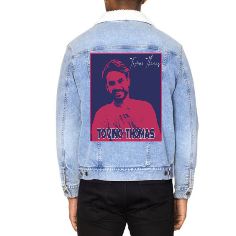 Tovino Thomas (2) Unisex Sherpa-Lined Denim Jacket by QUANVY | Artistshot