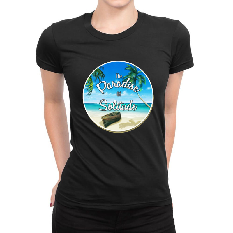 The Paradise Of Solitude Ladies Fitted T-Shirt by Acoy | Artistshot