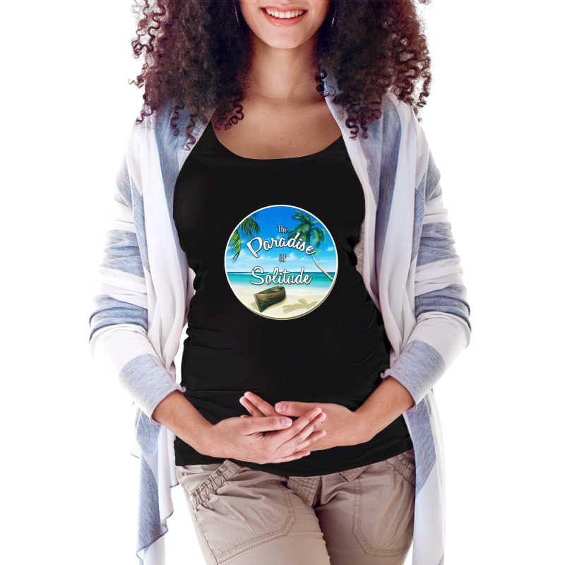 The Paradise Of Solitude Maternity Scoop Neck T-shirt by Acoy | Artistshot