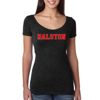 Ralston Athletic University College Alumni Style T Shirt Women's Triblend Scoop T-shirt | Artistshot