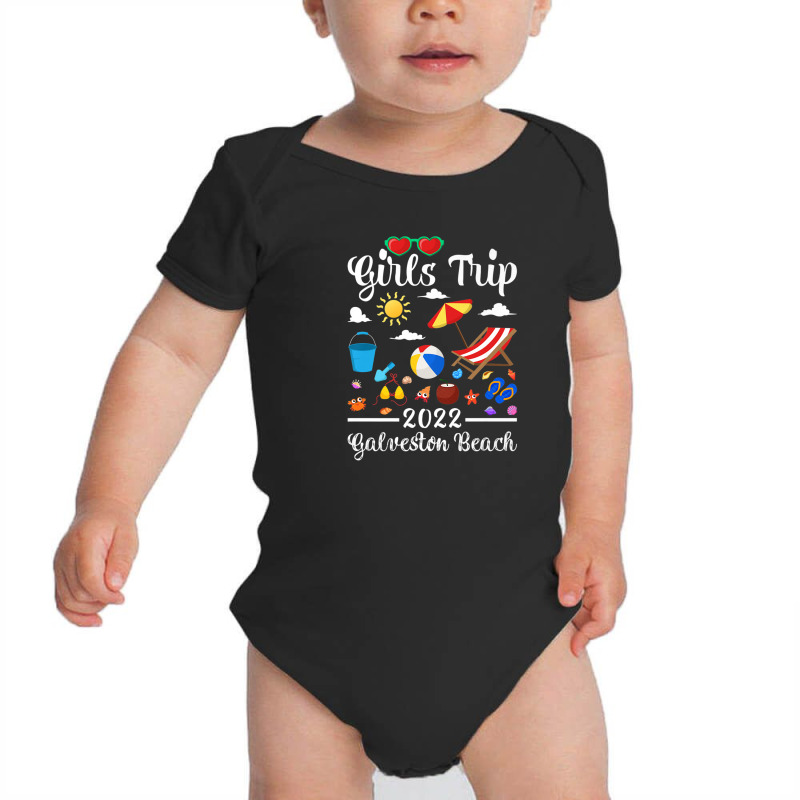 Girls Trip 2022 Summer Vacation Texas Galveston Beach Baby Bodysuit by atoinenieck3 | Artistshot