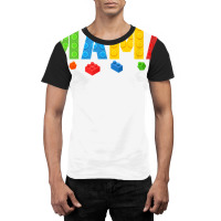 Mama Funny Blocks Master Builder Brick Builder Birthday T Shirt Graphic T-shirt | Artistshot