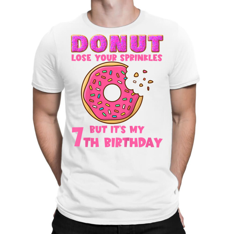 Kids Donut Lose Your Sprinkles Funny 7th Birthday Party Saying T Shirt T-shirt | Artistshot