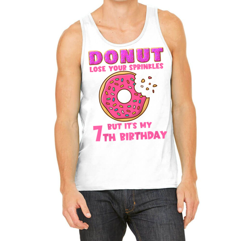 Kids Donut Lose Your Sprinkles Funny 7th Birthday Party Saying T Shirt Tank Top | Artistshot