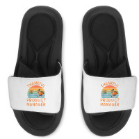 Product Manager Job Funny Thanksgiving T Shirt Slide Sandal | Artistshot