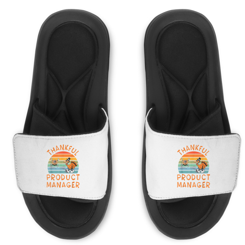 Product Manager Job Funny Thanksgiving T Shirt Slide Sandal | Artistshot