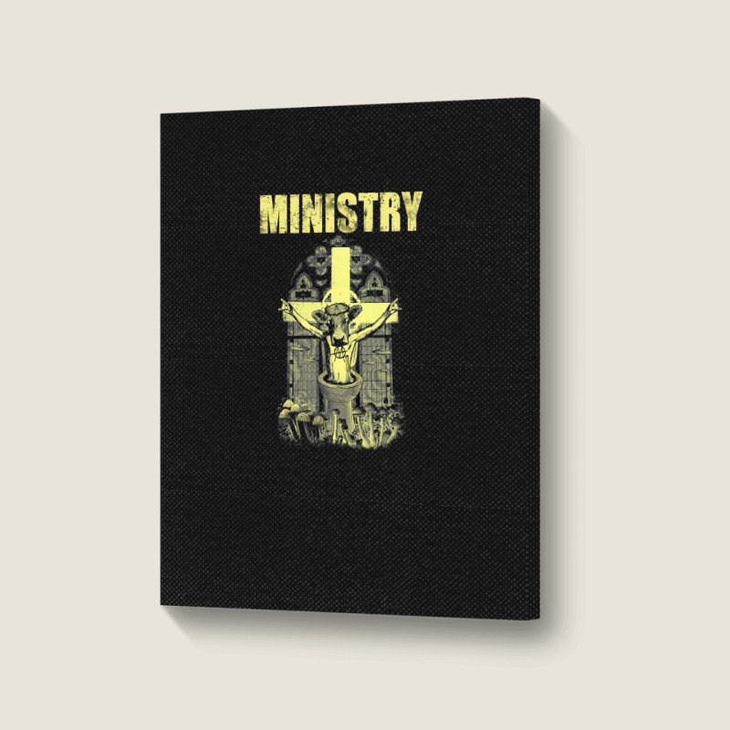 Ministry – Holy Cow Portrait Canvas Print | Artistshot