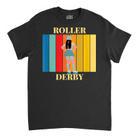 Roller Derby Skating Retro Vintage Skater Blocker T Shirt Classic T-shirt | Artistshot