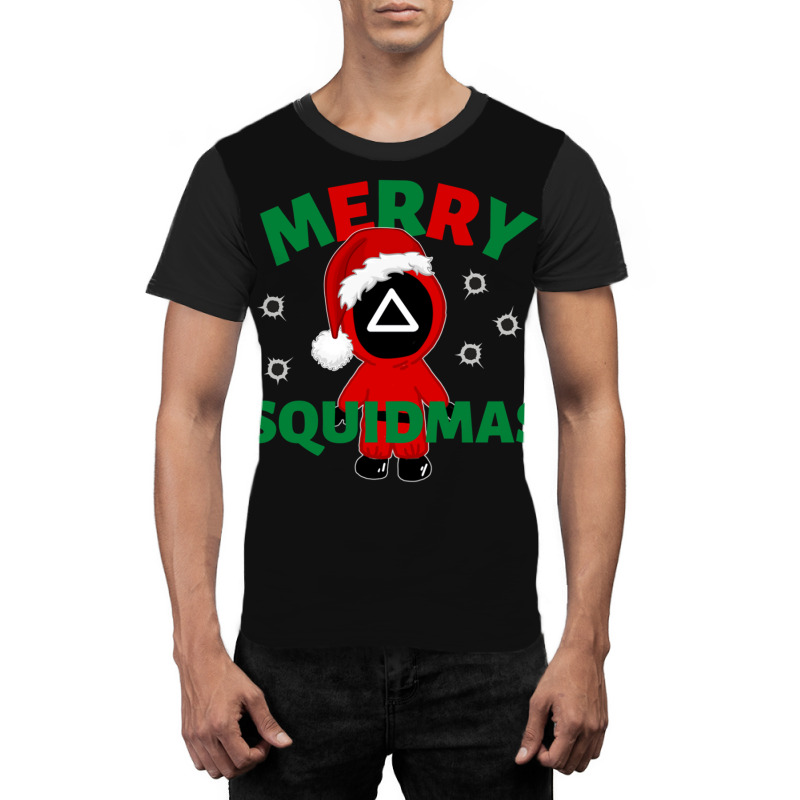 Merry Squidmas Christmas Graphic T-shirt | Artistshot