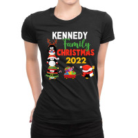 Kennedy Family Name Gift   Kennedy Family Christmas T Shirt Ladies Fitted T-shirt | Artistshot