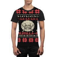 Merry Viking Ugly Christmas Sweater Funny Tshirt Graphic T-shirt | Artistshot