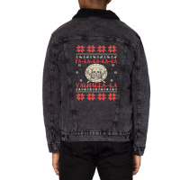 Merry Viking Ugly Christmas Sweater Funny Tshirt Unisex Sherpa-lined Denim Jacket | Artistshot