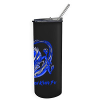 Blue Lantern Kung Fu Skinny Tumbler | Artistshot