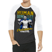 Roman Gonzales Chocolatito Roman Gonzales 3/4 Sleeve Shirt | Artistshot