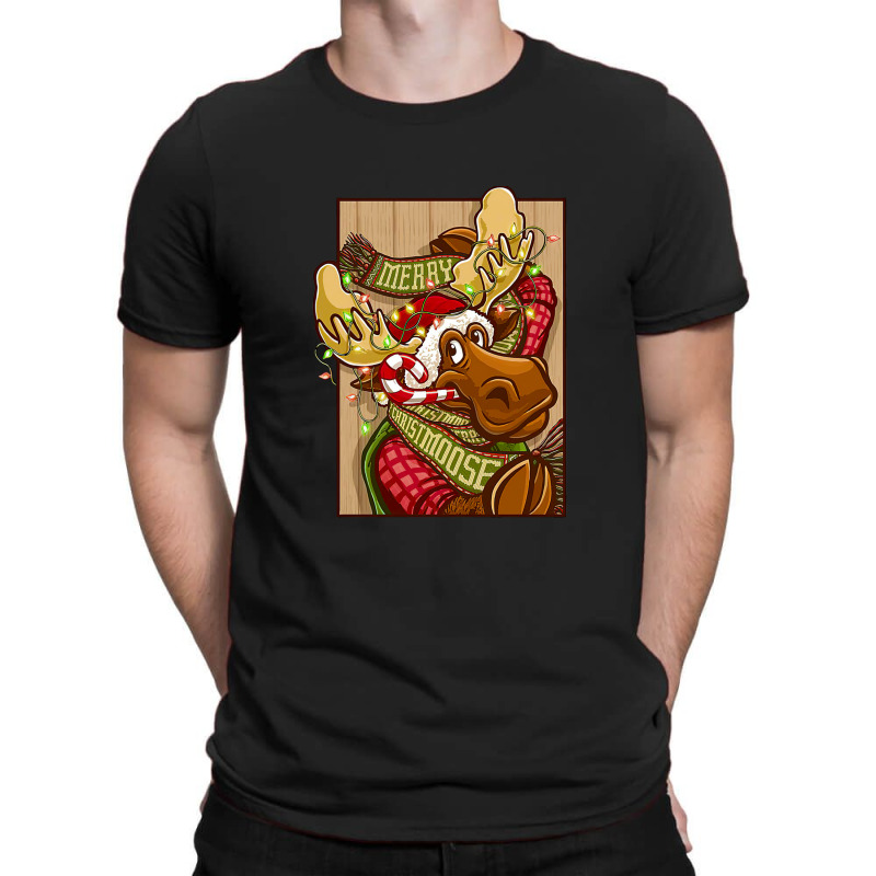 Merry-christmoose T-shirt | Artistshot